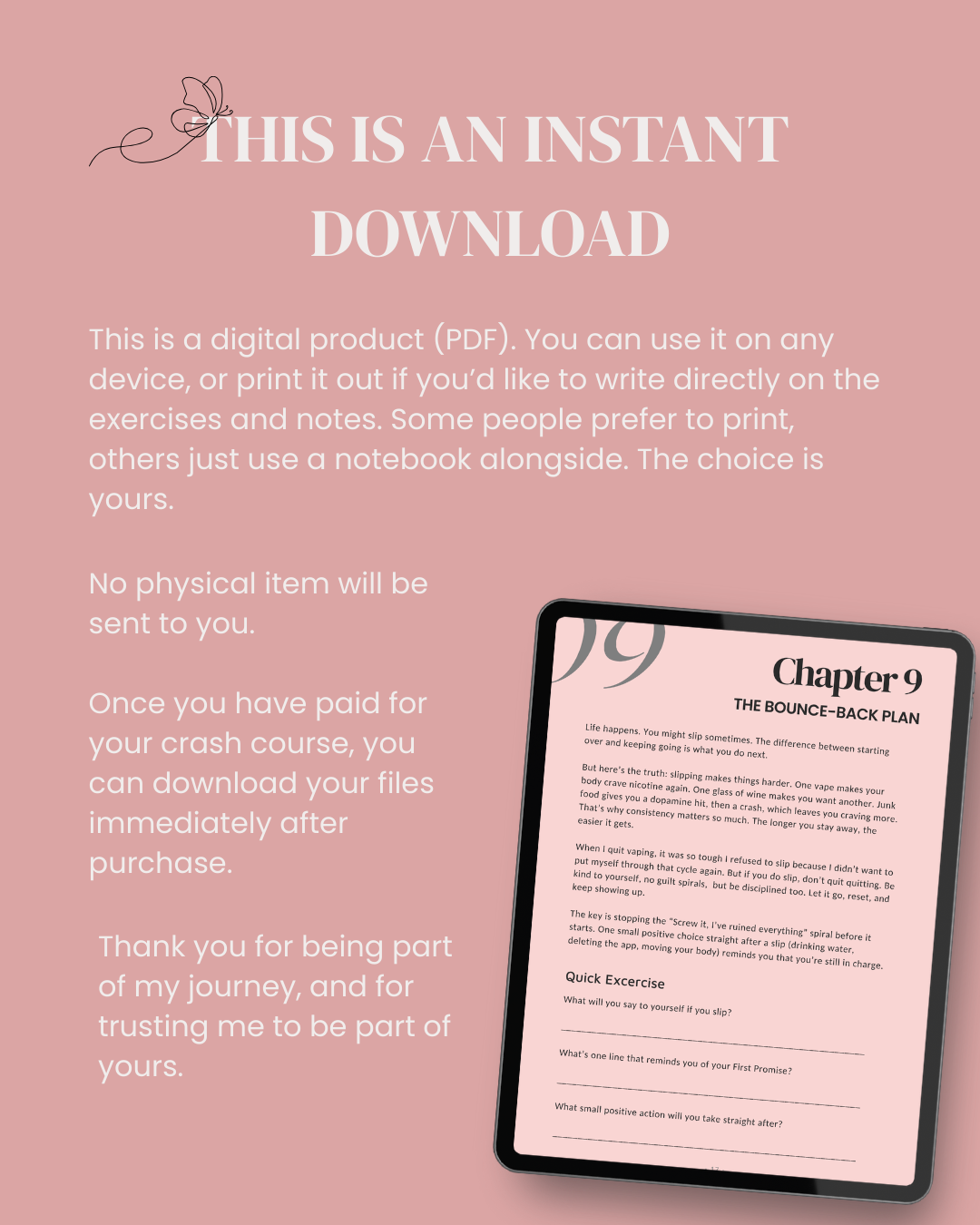 The First Promise: Crash Course on Breaking Bad Habits (Digital Download Ebook) - Image 3